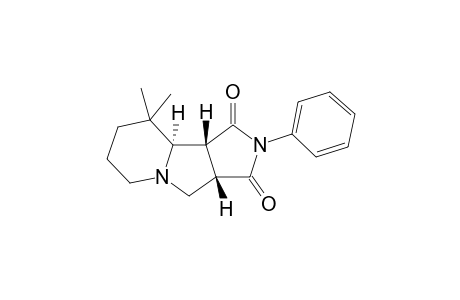 (3aS*,9aR*,9bR*)-Octahydro-9,9-dimethyl-2-phenyl-1H-pyrrolo[3,4-a]indolizine-1,3(2H)-dione