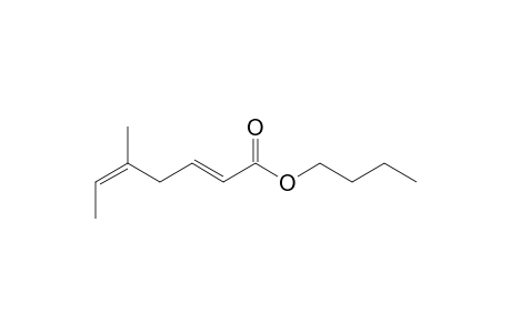 (2E,5Z)-5-methylhepta-2,5-dienoic acid butyl ester