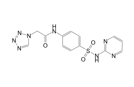 N-{4-[(2-pyrimidinylamino)sulfonyl]phenyl}-2-(1H-tetraazol-1-yl)acetamide