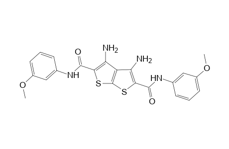3,4-bis(azanyl)-N2,N5-bis(3-methoxyphenyl)thieno[2,3-b]thiophene-2,5-dicarboxamide