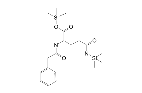 Phenylacetylglutamine, N,o-bis-tms