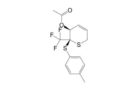 (2RS,3RS)-3-Acetoxy-2-p-tolylsulfanyl-2-trifluoromethyl-3,6-dihydro-2H-thiopyran