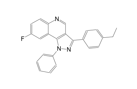 3-(4-ethylphenyl)-8-fluoro-1-phenyl-1H-pyrazolo[4,3-c]quinoline