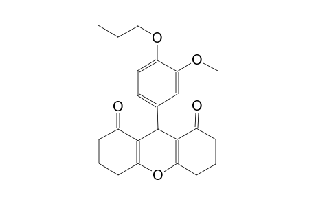 9-(3-methoxy-4-propoxyphenyl)-3,4,5,6,7,9-hexahydro-1H-xanthene-1,8(2H)-dione