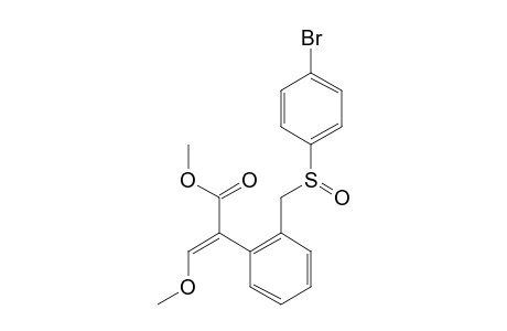 Benzeneacetic acid, 2-[[(4-bromophenyl)sulfinyl]methyl]-alpha-(methoxymethylene)-, methyl ester