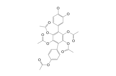 [2,4,5-triacetyloxy-6-(4-acetyloxyphenyl)-3-(3,4-dihydroxyphenyl)phenyl] acetate
