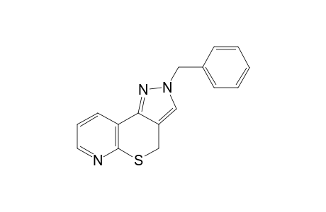 2-Benzyl-{pyrido[2,3-b]thiopyrano[4,3-c]pyrazole}
