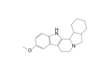 10-Methoxy-2,3,4,4a,5,7,8,13,13b,13c-decahydro-1H-isoindolo[1,2-a]$b-carboline