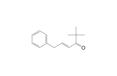 (4E)-2,2-dimethyl-6-phenyl-4-hexen-3-one