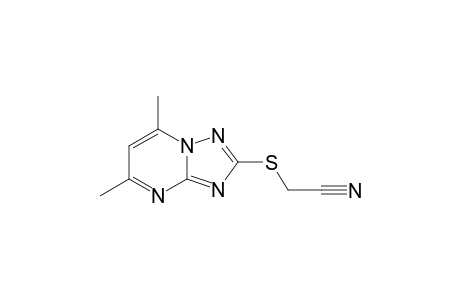 Acetonitrile, (5,7-dimethyl-[1,2,4]triazolo[1,5-a]pyrimidin-2-ylsulfanyl)-