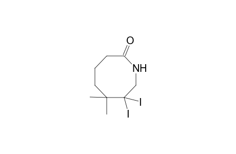 7,7-Diiodo-6,6-dimethylazocan-2-one