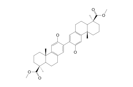 Dimethyl 12,12'-dihydroxy-13,13'-bi(podocarpa-8,11,13-trien-19-oate