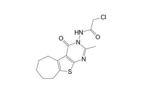 2-Chloro-N-(2-methyl-4-oxo-5,6,7,8,9-pentahydrocyclohepta[4,5]thieno[2,3-d]pyrimidin-3(4H)-yl)-acetamide