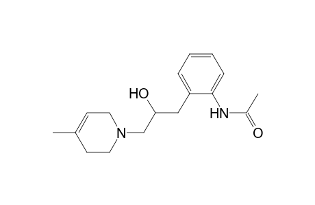 Acetamide, N-[2-[3-(3,6-dihydro-4-methyl-1(2H)-pyridinyl)-2-hydroxypropyl]phenyl]-