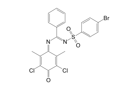 N-(N-(4-BrOMOPHENYL)-SULFONYLBENZIMIDOYL)-2,6-DICHLORO-3,5-DIMETHYL-1,4-BENZOQUINONIMINE