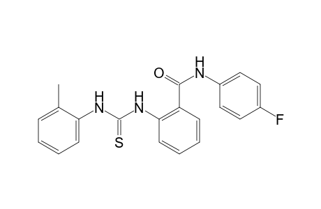 2-[(p-fluorophenyl)carbamoyl]-2'-methylthiocarbanilide