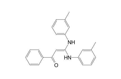 2-Propen-1-one, 3,3-bis[(3-methylphenyl)amino]-1-phenyl-