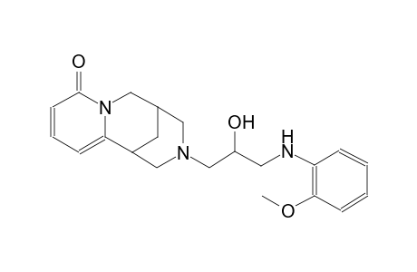 (1S,9S)-11-[2-hydroxy-3-(2-methoxyanilino)propyl]-7,11-diazatricyclo[7.3.1.0~2,7~]trideca-2,4-dien-6-one