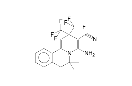 4-AMINO-6,6-DIMETHYL-2,2-BIS(TRIFLUOROMETHYL)-3-CYANO-6,7-DIHYDRO-2H-BENZO[A]QUINOLIZINE