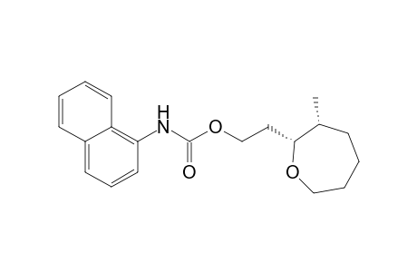 2-(cis-3-Methyl-2-oxepanyl)ethyl N-(1-Naphthyl)carbamate
