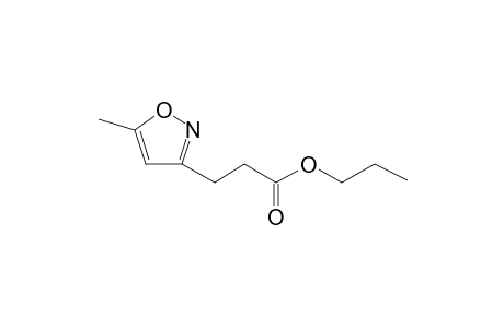 Propyl 5-methyl-3-isoxazolepropanoate