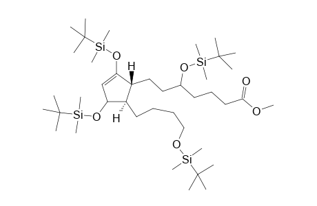 5.alpha.,7.alpha.,11,16-Tetrahydroxytetranor-prost-9 trans-enoic acid methyl ester t-butyldimethylsilyl ether