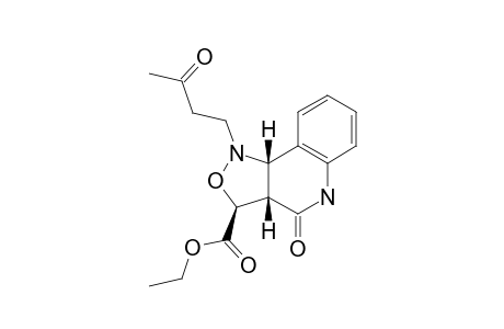 3-ETHOXYCARBONYL-1,3,3A,9B-TETRAHYDRO-1-(3-OXOBUTYL)-ISOXAZOLO-[4,3-C]-QUINOLIN-4(5H)-ONE