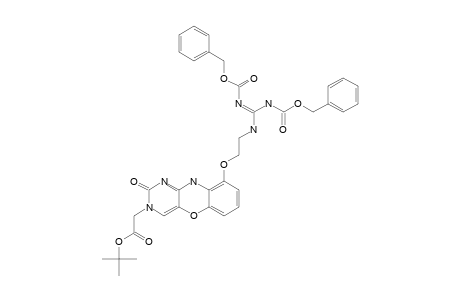 N-(1)-(TERT.-BUTOXYCARBONYLMETHYL)-6-[2-(N,N'-BIS-Z-GUANIDINO)-ETHOXY]-PHENOXAZINE