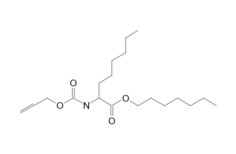 2-Aminocaprylic acid, N-allyloxycarbonyl-, heptyl ester