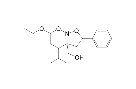 3-Ethoxy-5-isopropyl-8-phenyl-6-hydroxymethyl-1-aza-2,9-dioxabicyclo[4.3.0]nonane