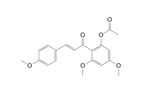 2'-(Acetyl)oxy-4,4',6'-trimethoxychalcone (isomer 2)