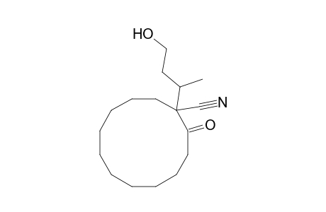 1-(1'-Methyl-3'-hydroxypropyl)-2-oxocyclododecan-1-carbonitrile