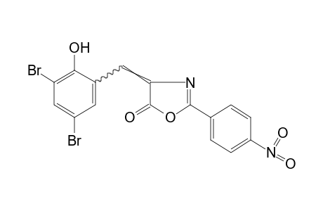 4-(3,5-DIBROMOSALICYLIDENE)-2-(p-NITROPHENYL)-2-OXAZOLIN-5-ONE