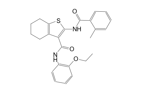 benzo[b]thiophene-3-carboxamide, N-(2-ethoxyphenyl)-4,5,6,7-tetrahydro-2-[(2-methylbenzoyl)amino]-