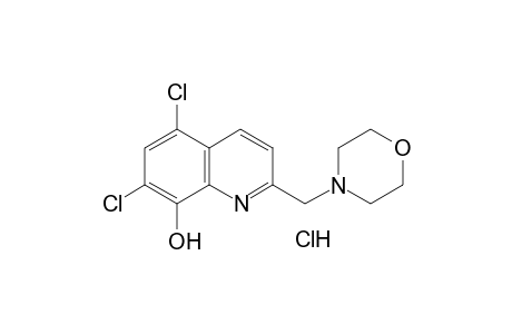 5,7-DICHLORO-2-(MORPHOLINOMETHYL)-8-QUINOLINOL, MONOHYDROCHLORIDE
