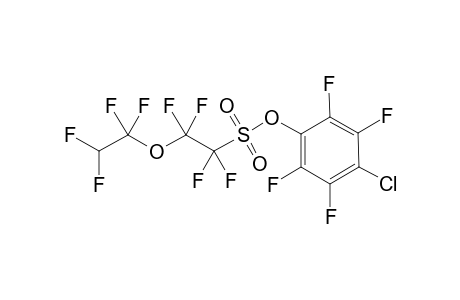 (4-chloro-2,3,5,6-tetrafluoro-phenyl) 1,1,2,2-tetrafluoro-2-(1,1,2,2-tetrafluoroethoxy)ethanesulfonate