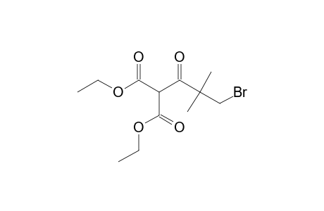 Ethyl-5-bromo-4,4-dimethyl-2-(ethoxycarbonyl)-3-oxopentanoate