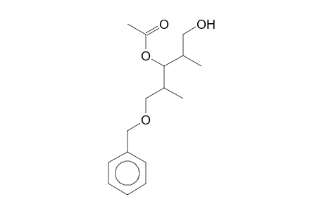 (1-hydroxy-2,4-dimethyl-5-phenylmethoxypentan-3-yl) acetate