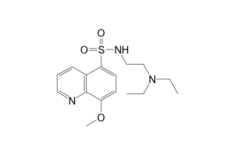 8-Methoxy-quinoline-5-sulfonic acid (2-diethylamino-ethyl)-amide