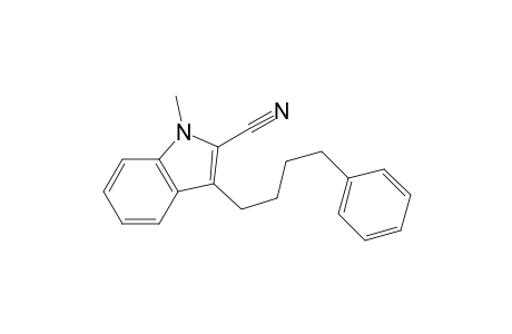 1-methyl-3-(4-phenylbutyl)-2-indolecarbonitrile