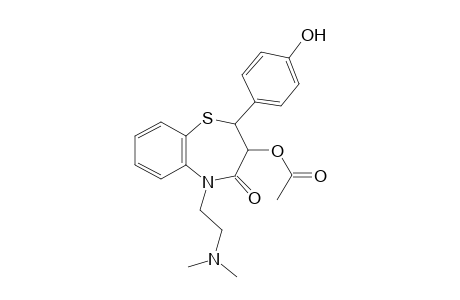 Diltiazem-M (O-demethyl-) MS2