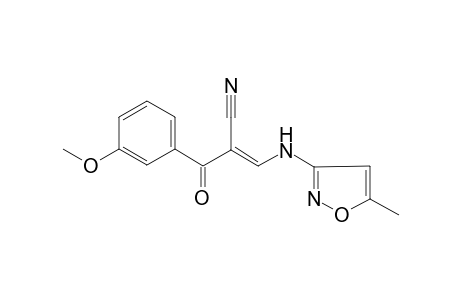 Propenenitrile, 2-(3-methoxybenzoyl)-3-(5-methyl-3-isoxazolylamino)-