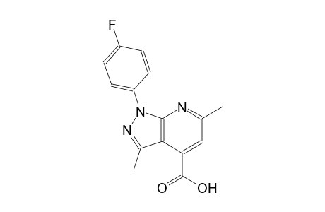 1H-pyrazolo[3,4-b]pyridine-4-carboxylic acid, 1-(4-fluorophenyl)-3,6-dimethyl-