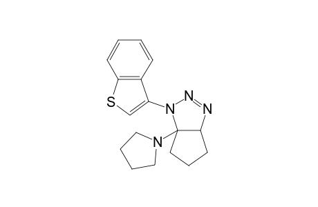 Cyclopentatriazole, 1-benzo[b]thien-3-yl-1,3a,4,5,6,6a-hexahydro-6a-(1-pyrrolidinyl)-, cis-