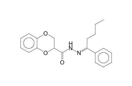 N'-(1-Phenylpentylidene)-1,4-benzodioxan-2-carbohydrazide