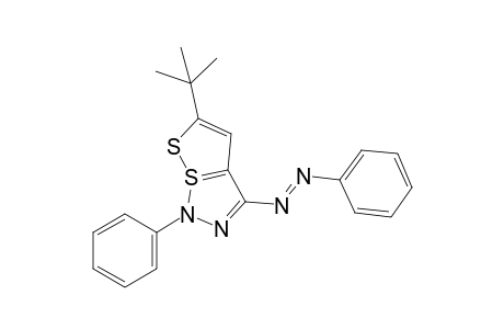 5-tert-butyl-1-phenyl-3-(phenylazo)-[1,2]dithiolo[5,1-e][1,2,3]thiadiazole-7-SIV