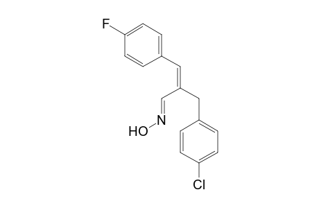 Benzenepropanal, 4-chloro-alpha-[(4-fluorophenyl)methylene]-,oxime