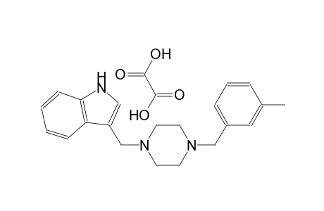3-{[4-(3-methylbenzyl)-1-piperazinyl]methyl}-1H-indole oxalate