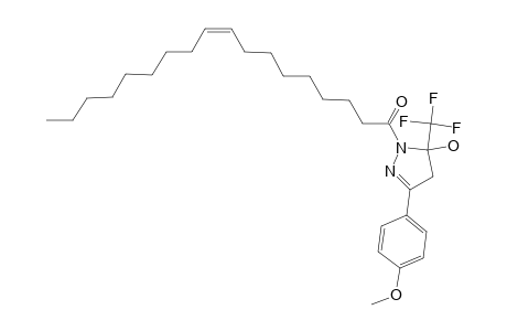 (Z)-1-[3-(4-METHOXYPHENYL)5-HYDROXY-5-(TRIFLUOROMETHYL)-4,5-DIHYDROPYRAZOL-1-YL]-OCTADEC-9-EN-1-ONE