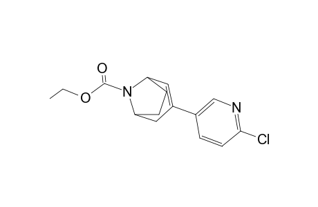 3-[5'-(2'-Chloropyridinyl)]-8-(ethoxycarbonyl)-8-azabicyclo[3.2.1]oct-2-ene
